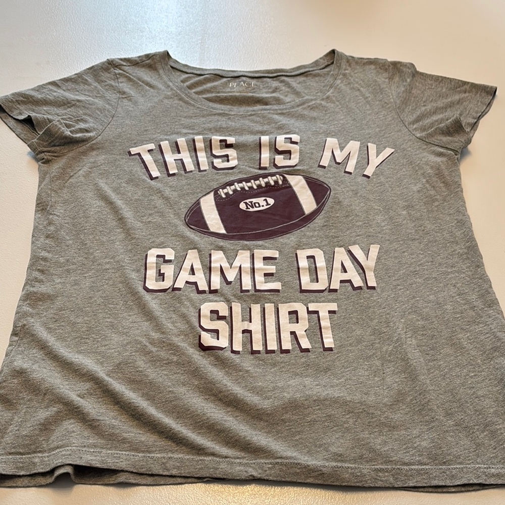 Place Gray Football Graphic Tee